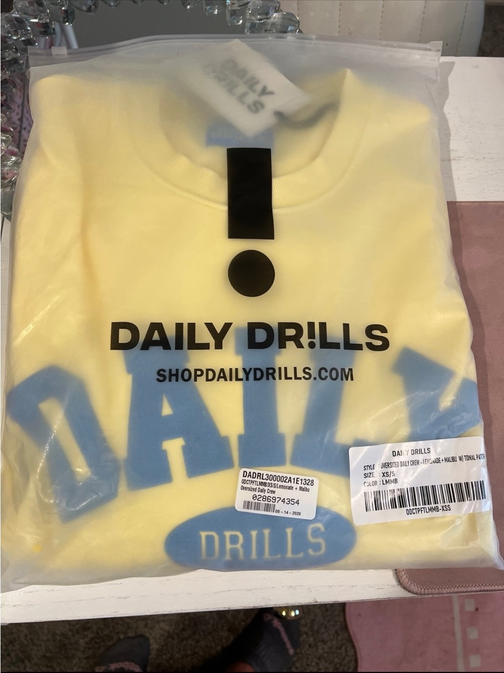 Daily Drills X Shopbop Lemonade Malibu XS/S Crewneck